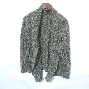 Goodclothes L Brown Creme BIG Knit Open Cardigan Sweater